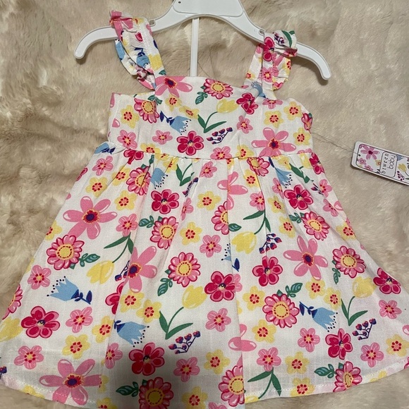 Floral Sundress with Ruffle Straps - Picture 2 of 7